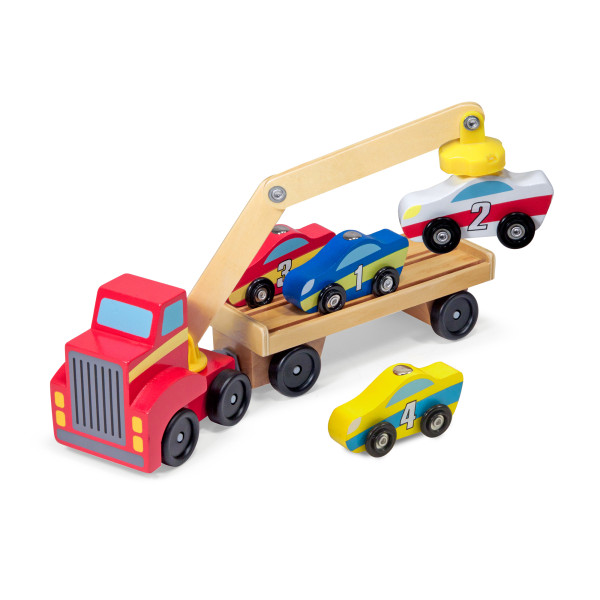 Магнітний дерев'яний автонавантажувач Melissa&Doug (MD19390)