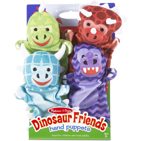 Ляльковий театр "Динозаври", 4 штуки Melissa&Doug (MD9085)