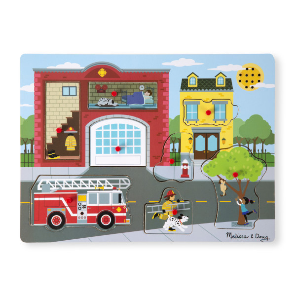 Звуковий пазл "Пожежна частина" Melissa&Doug (MD10736)