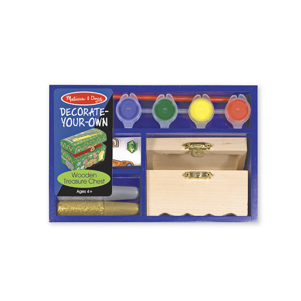 Дерев'яний сундучок - Піратська скриня - набір Melissa&Doug (MD13095)
