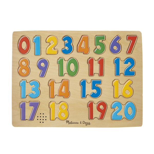 Звуковий пазл англійські "Цифри" Melissa&Doug (MD339)