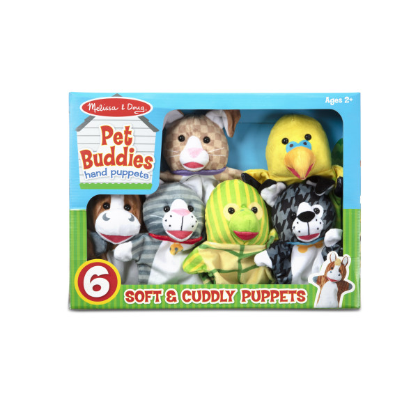 Великий ляльковий театр "Домашні тварини", 6 штук Melissa&Doug (MD9119)