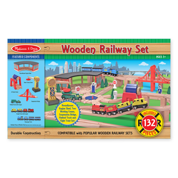 Дерев'яна дитяча залізниця Melissa&Doug (MD701)