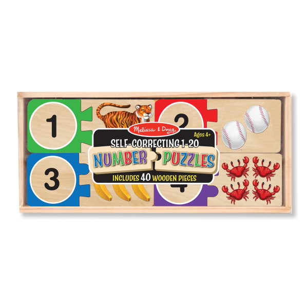 Дерев'яні пазли в коробці "Рахунок" Melissa&Doug (MD2542)