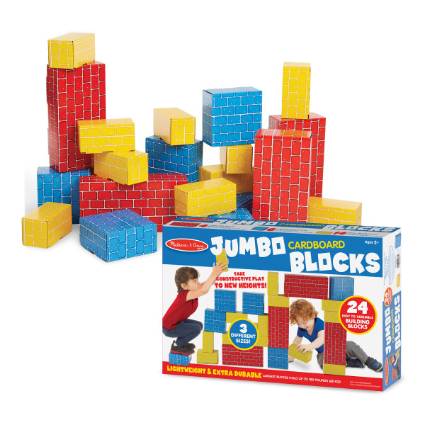 Набір картонних блоків, 24 штуки Melissa&Doug (MD2783)