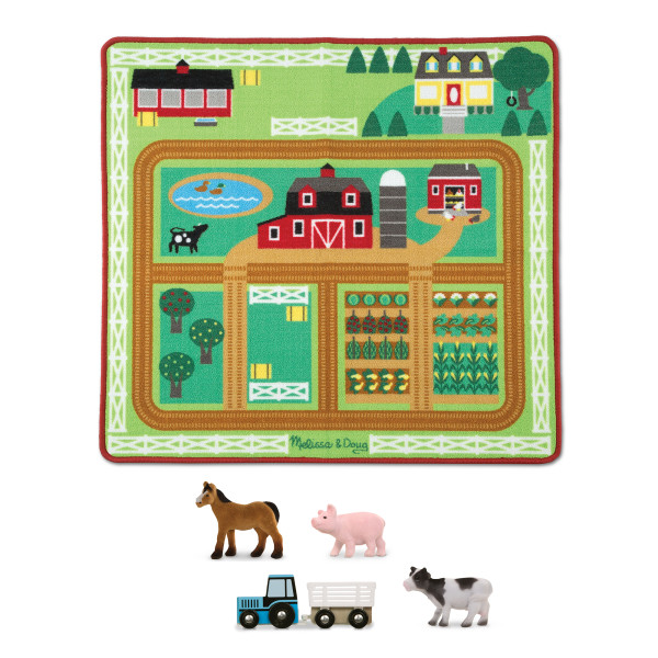 Ігровий килимок з тваринами "Ферма" Melissa&Doug (MD19425)