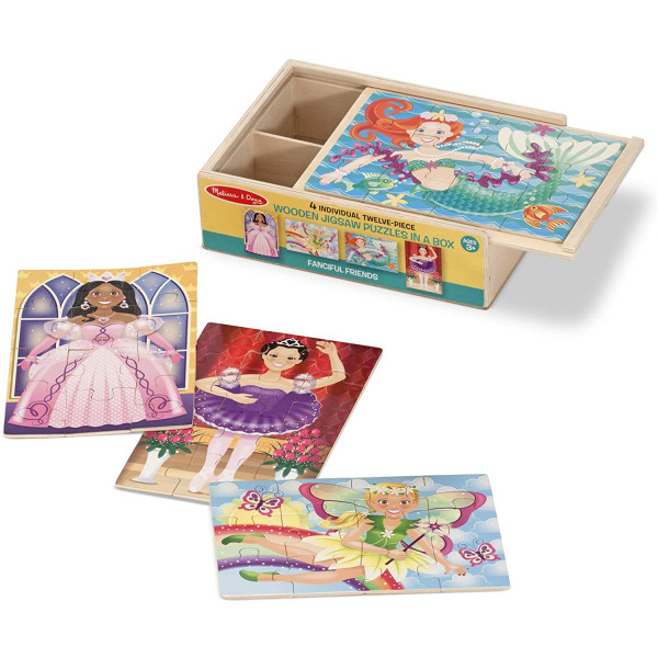 Набір із 4 пазлів в коробці "Казкові друзі" Melissa&Doug (MD9520)
