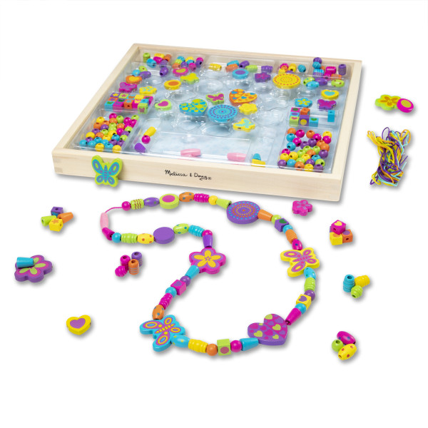 Великий набір дерев'яних намистин "Літній сад" Melissa&Doug (MD4169)