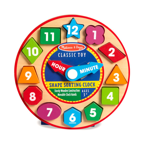 Дерев'яний годинник-сортувальник Melissa&Doug (MD8593)