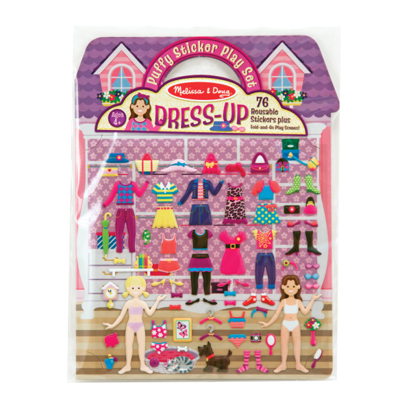 Об'ємні багаторазові наліпки "Мода" Melissa&Doug (MD2195)