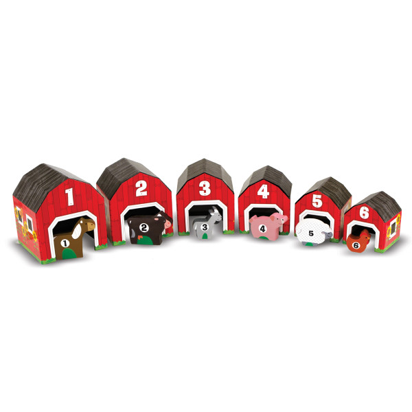 Набір блоків-сараїв з тваринами Melissa&Doug (MD12434)