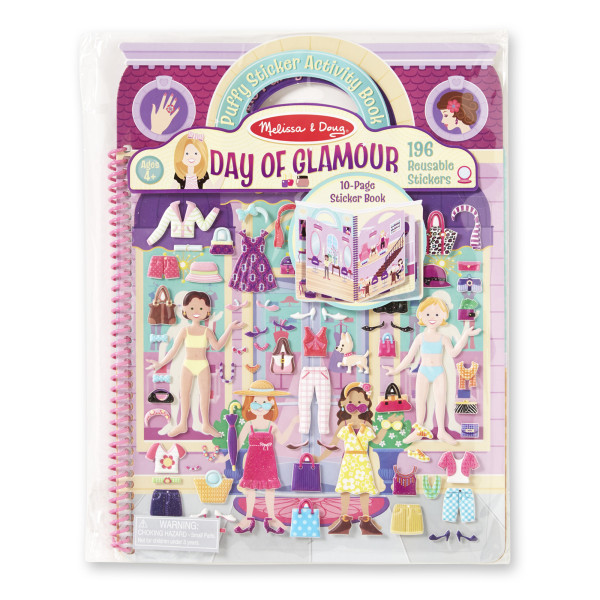 Об'ємні багаторазові наліпки "Гламур" Melissa&Doug (MD19412)