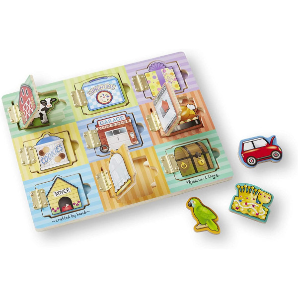 Магнітна дерев'яна дошка "Відкрий і знайди" Melissa&Doug (MD10474)