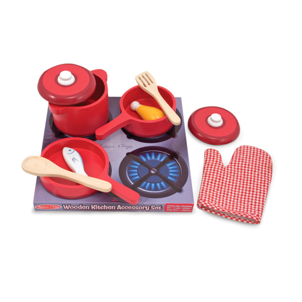 Ігровий набір дерев'яного посуду Melissa&Doug (MD12610)