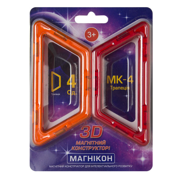 Додатковий набір МАГНІКОН, трапеція, 4 штуки (MK-4-ТП)