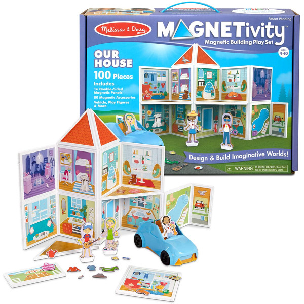 Ігровий магнітний набір будівель "Наш дім" Melissa&Doug (MD30650)
