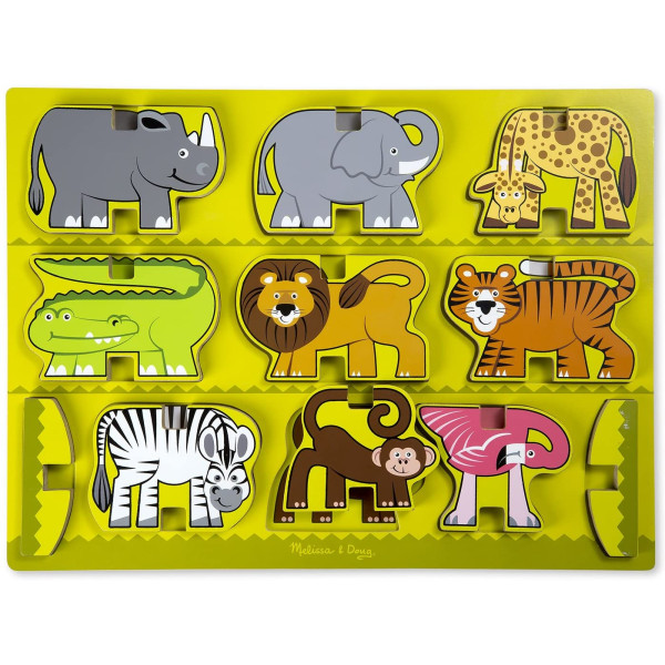 Дерев'яна головоломка-укладка "Сафарі" Melissa&Doug (MD9024)