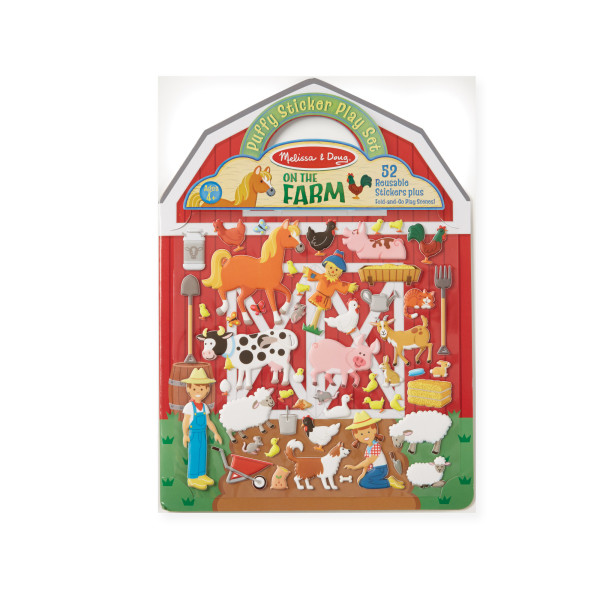 Об'ємні багаторазові наліпки "Ферма" Melissa&Doug (MD19408)