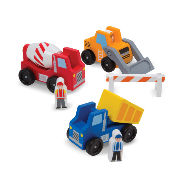 Дерев'яний набір "Будівельні машинки" Melissa&Doug (MD656)