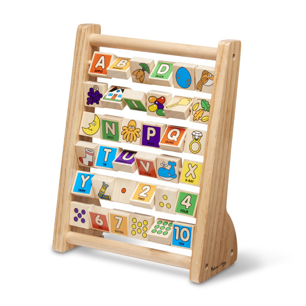 Дерев'яні рахунки "Алфавіт / Цифри" Melissa&Doug (MD9273)