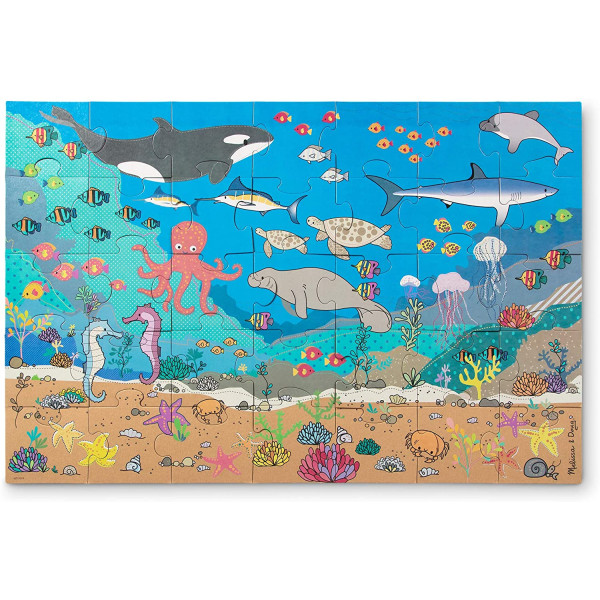 Гігантська головоломка-пазли "Під морем", 35 ел. Melissa&Doug (MD31376)
