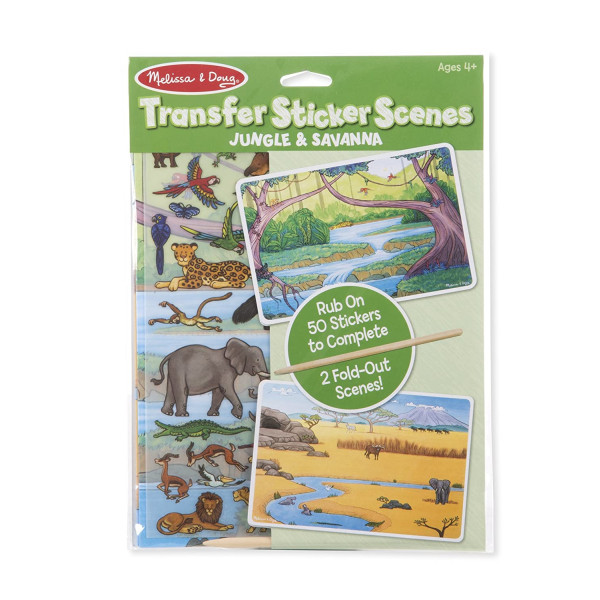 Перекладні наліпки "Джунглі і Саванна" Melissa&Doug (MD9532)
