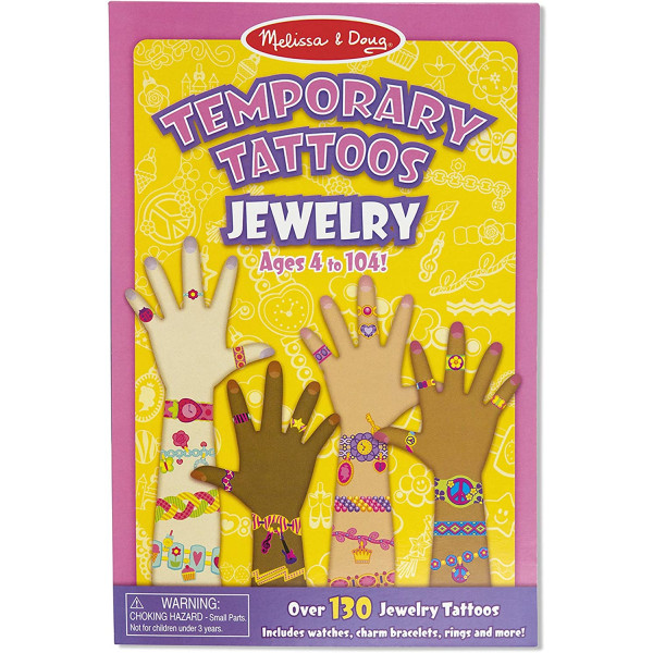 Мої перші тимчасові татуювання - Ювелірні вироби, 130 штук Melissa&Doug (MD2194)