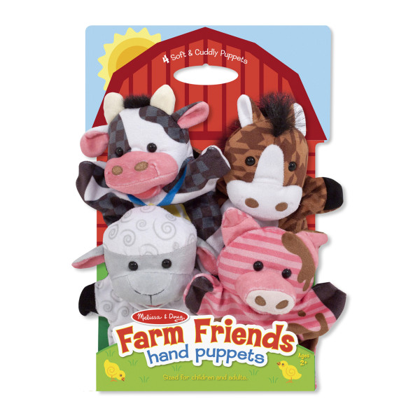 Ляльковий театр "Тварини ферми", 4 штуки Melissa&Doug (MD9080)