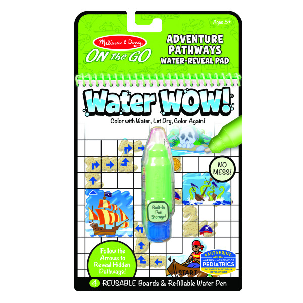 Чарівна водна розмальовка "Шляхи пригод" Melissa&Doug (MD30174)