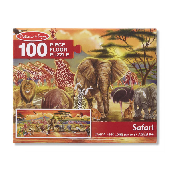 Мега-пазл "Сафарі", 100 елементів Melissa&Doug (MD12873)