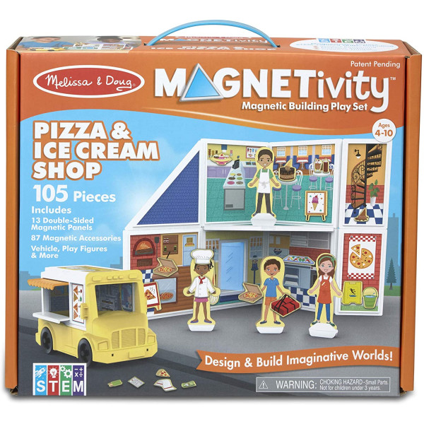 Ігровий магнітний набір "Магазин піци та морозива" Melissa&Doug (MD30658)