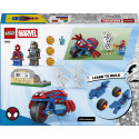 Конструктор LEGO Spidey Павук на мотоциклі проти Носорога