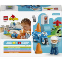 Конструктор LEGO DUPLO Town Синій поліцейський мотоцикл