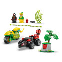 Конструктор LEGO Spidey Перегони на електромобілях з динозаврами