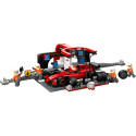 Конструктор LEGO City Піт-стоп і піт-екіпаж F1 з болідом Ferrari