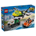 Конструктор LEGO City Ремікс літака, вантажівки та судна на повітряній подушці