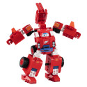 Конструктор трансформер Super Wings Small Blocks 2в1 Buildable Transforming Vehicle Джетт (Jett)