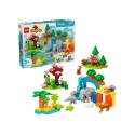 Конструктор LEGO DUPLO Town Сімейства диких тварин 3-в-1