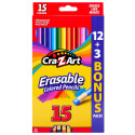 Кольорові олівці Cra-Z-Art з гумкою, 15шт