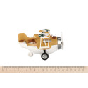 Літак металевий інерційний Same Toy Aircraft коричневий