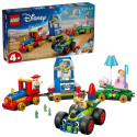 Конструктор LEGO Disney Pixar Святкування з Історії Іграшок: потяг і авто для перегонів
