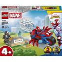 Конструктор LEGO Spidey Павук на мотоциклі проти Носорога
