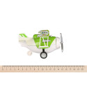 Літак металевий інерційний Same Toy Aircraft зелений