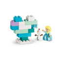 Конструктор LEGO DUPLO Disney Коробка для творчого конструювання «Крижане серце» з Ельзою й Олафом