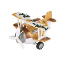 Літак металевий інерційний Same Toy Aircraft коричневий
