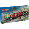 Конструктор LEGO City Трамвай і вокзал у центрі міста