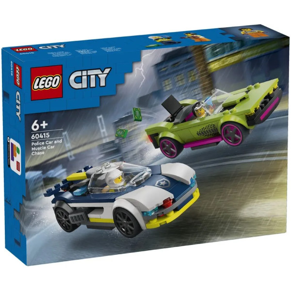 Конструктор LEGO City Переслідування маслкара на поліцейському автомобілі