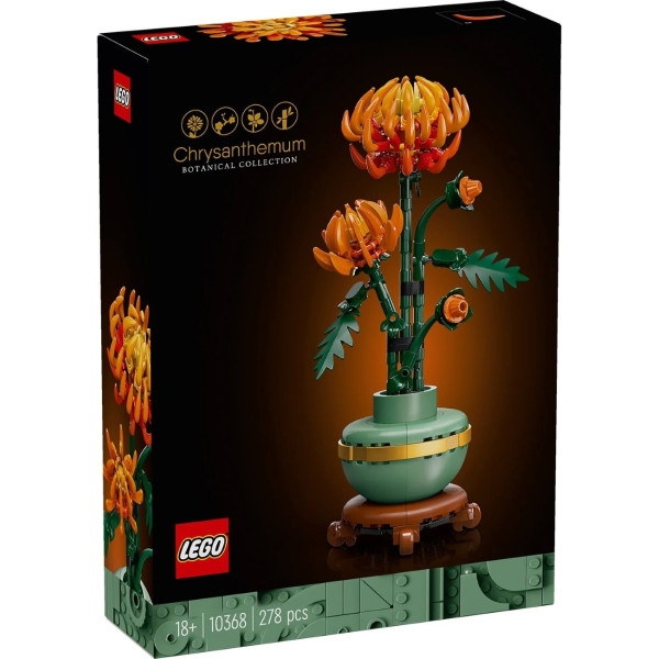 Конструктор LEGO Icons Botanicals Хризантема