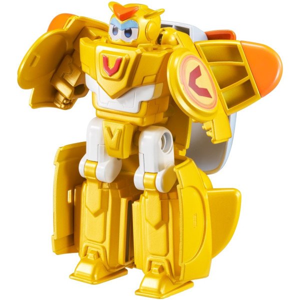 Ігрова фігурка-трансформер Super Wings Transforming Super Pet Золотий Хлопчик улюбленець (Golden Boy pet)