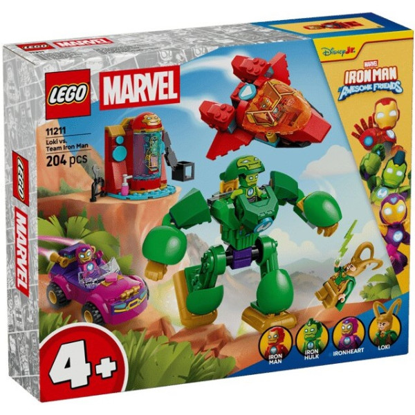 Конструктор LEGO Disney Junior Marvel Локі проти команди Залізної Людини